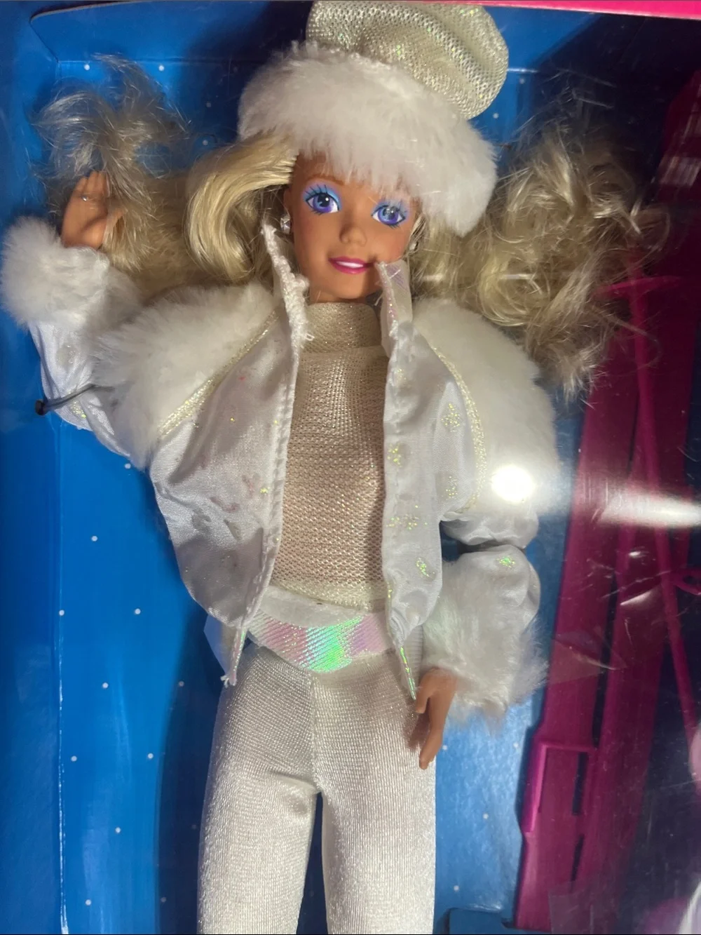 Vintage 1990 Barbie Winter Fun Doll NRFB